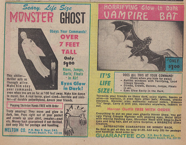 comic book ads