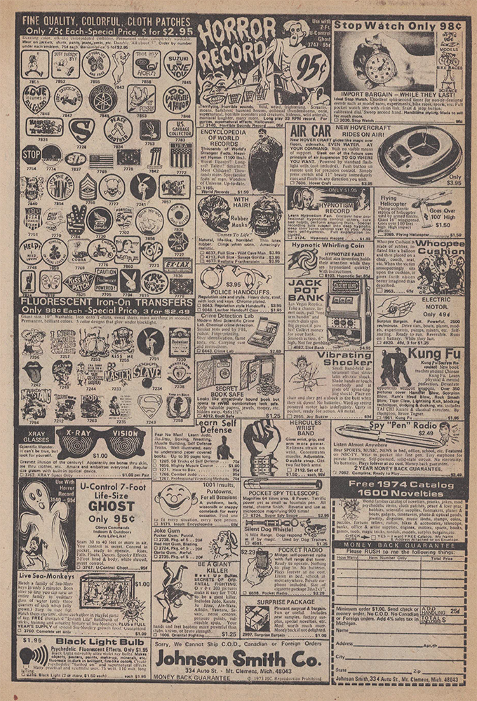 comic book ads